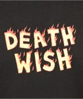 Deathwish Flame Stack Black T-Shirt