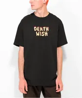 Deathwish Flame Stack Black T-Shirt