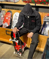 Deathwish Gang Logo 8.0" Black & Red Skateboard Complete