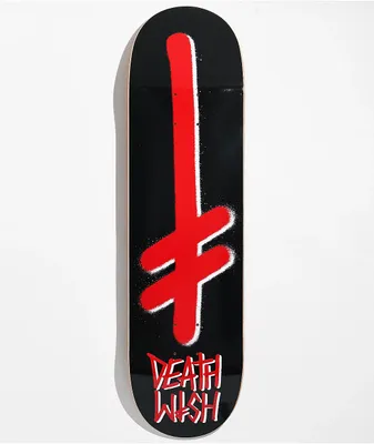 Deathwish Gang Logo 8.5" Black & Red Skateboard Deck