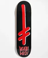 Deathwish Gang Logo 8.5" Black & Red Skateboard Deck