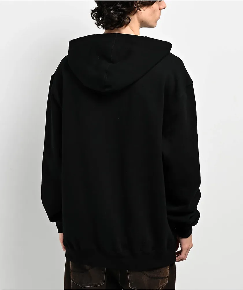 Deathwish Outline Black Hoodie