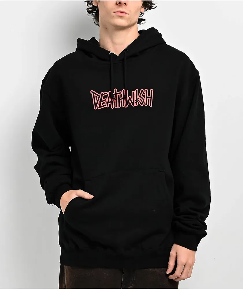 Deathwish Outline Black Hoodie