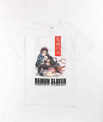 Demon Slayer Protect White T-Shirt