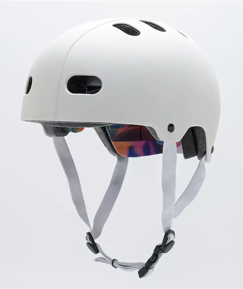 Destroyer Certified Spectrum White Skateboard Helmet