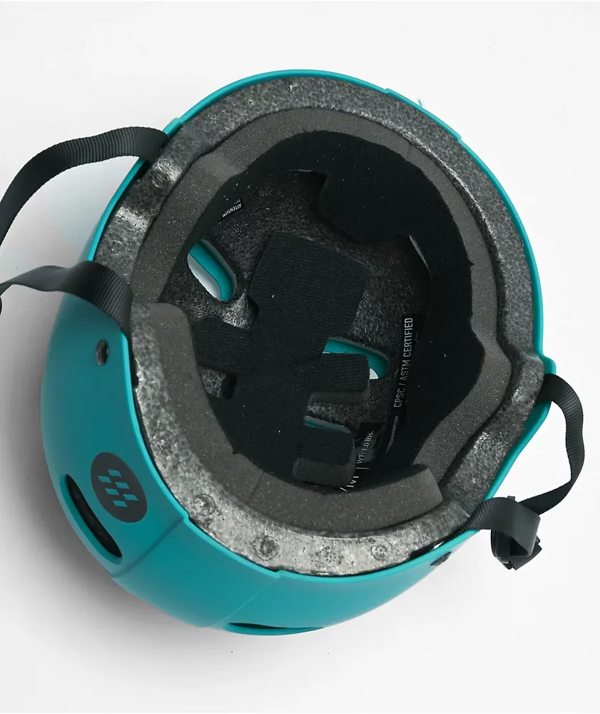 Destroyer DH-1 Certified Turquoise Skateboard Helmet