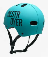 Destroyer DH-1 Certified Turquoise Skateboard Helmet