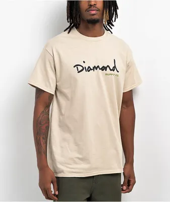 Diamond Supply CO. OG Script Natural T-Shirt