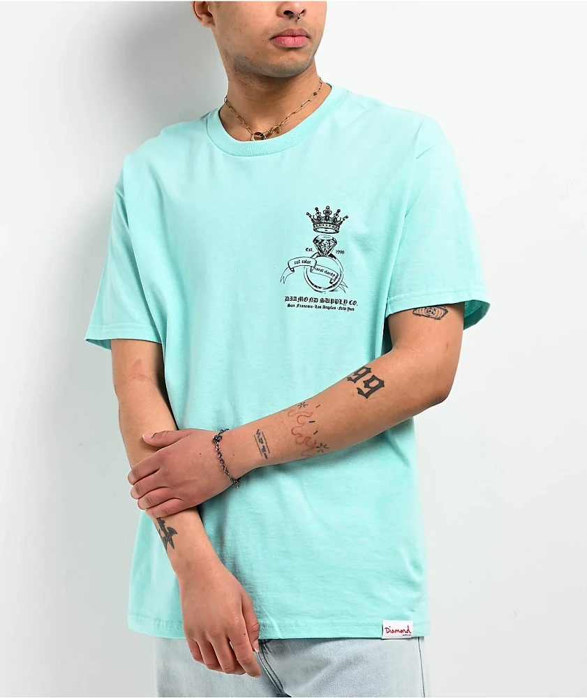 Diamond Supply Co. Cut Color Light Blue T-Shirt