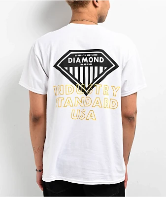 Diamond Supply Co. Industry Standard White T-Shirt