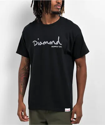 Diamond Supply Co. OG Script Black T-Shirt