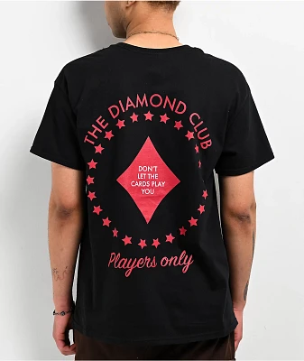 Diamond Supply Co. Players Club Black T-Shirt