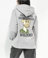 Diamond Supply Co. x Ape Military Mutant Ape Grey Hoodie