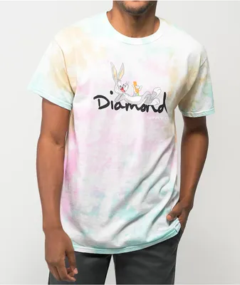Diamond Supply Co. x Looney Tunes Bugs OG Snowcone Tie Dye T-Shirt