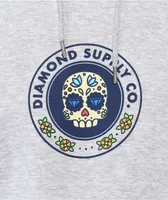 Diamond Supply Co. x Modelo Sugar Skull Grey Hoodie