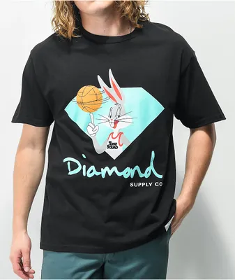 Diamond Supply Co. x Space Jam Bugs Bunny Black T-Shirt