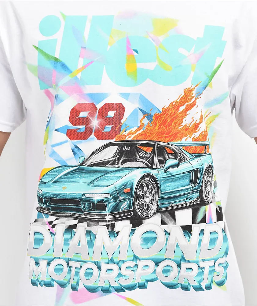 Diamond x Illest Motorsports White T-Shirt