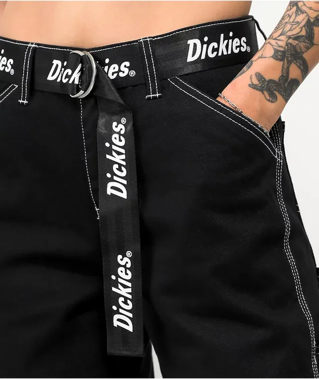 Dickies Belted Black Carpenter Pants