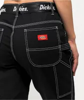 Dickies Belted Black Carpenter Pants