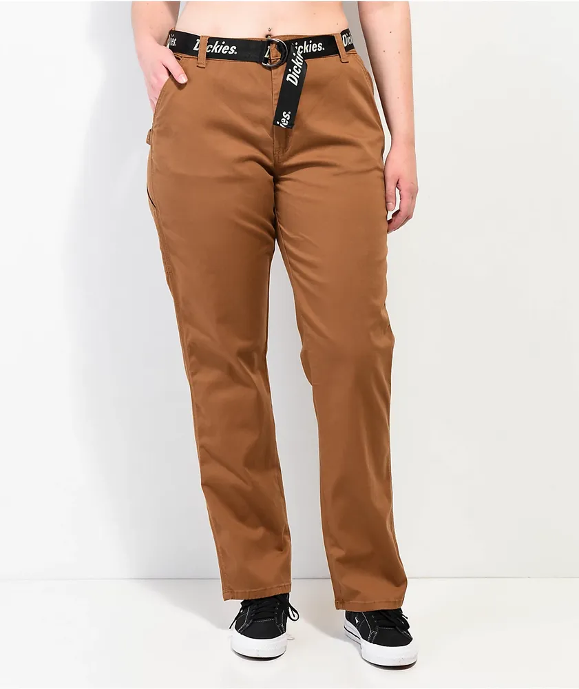 DICKIES Belted Utility Khaki Cargo Pants - KHAKI, Tillys