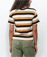 Dickies Black, Yellow, & Orange Stripe T-Shirt