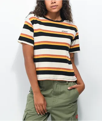 Dickies Black, Yellow, & Orange Stripe T-Shirt