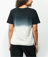 Dickies Black & Cream Dip Dye T-Shirt