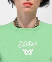 Dickies Butterfly Green Crop T-Shirt