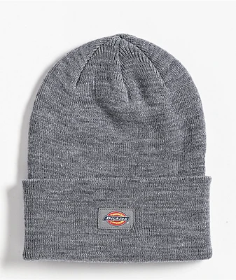 Dickies Classic Cuffed Heather Grey Beanie