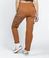 Dickies Cuff Brown Cargo Pants