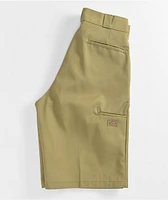 Dickies Flat Front Khaki Loose Fit Work Shorts