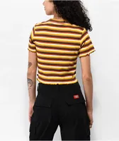 Dickies Ginger Stripe Crop T-Shirt