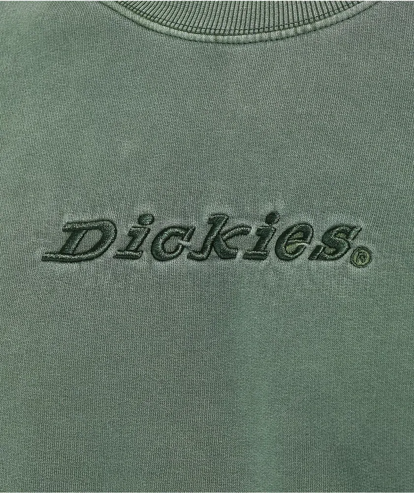 Dickies Hayes Pigment Green Crewneck Sweatshirt