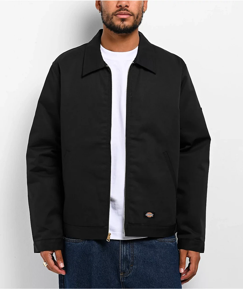 Dickies Insulated Eisenhower Black Work Jacket
