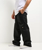 Dickies Loose Fit Black Double Knee Work Pants