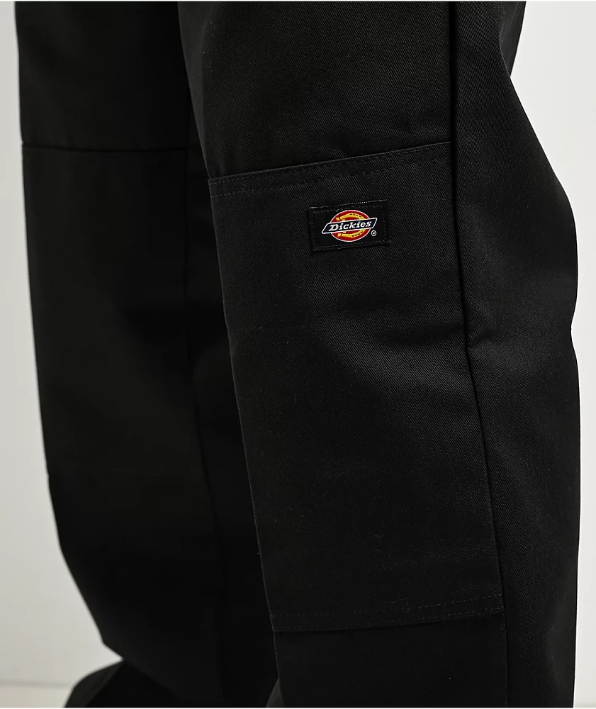 Dickies Loose Fit Black Double Knee Work Pants