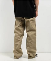 Dickies Loose Fit Khaki Double Knee Work Pants