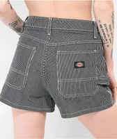 Dickies Navy & White Stripe Carpenter Shorts