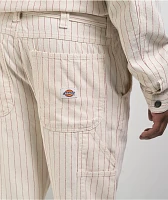 Dickies Service Cream & Red Carpenter Pants