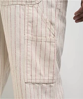 Dickies Service Cream & Red Carpenter Pants