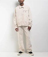 Dickies Service Cream & Red Work Jacket