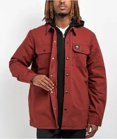 Dickies Skateboarding Duck Fired Brick Hooded Shacket 