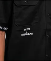 Dickies x Lurking Class by Sketchy Tank Eisenhower Black Short Sleeve Button Up Shirt