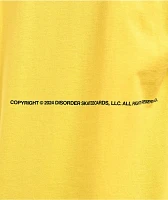 Disorder Allow The Chaos Yellow T-Shirt