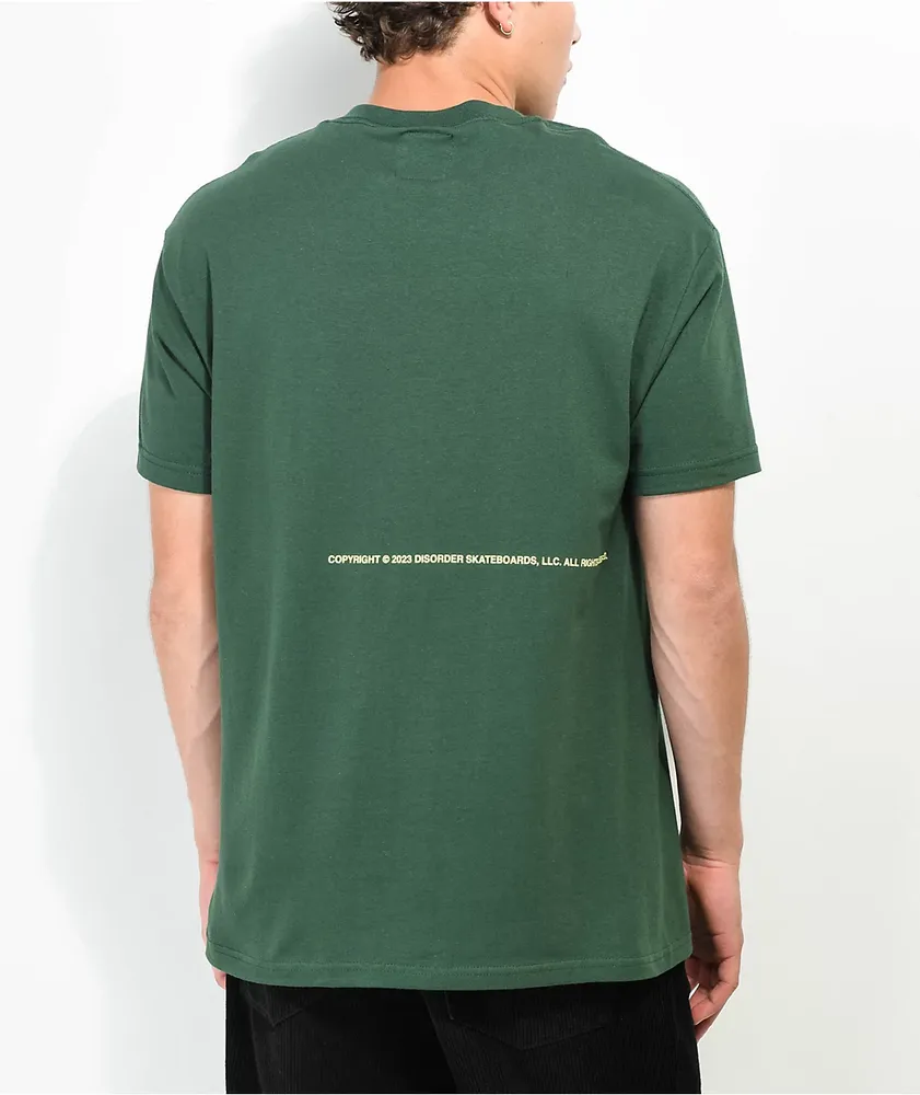 Disorder Arch Logo Olive T-Shirt