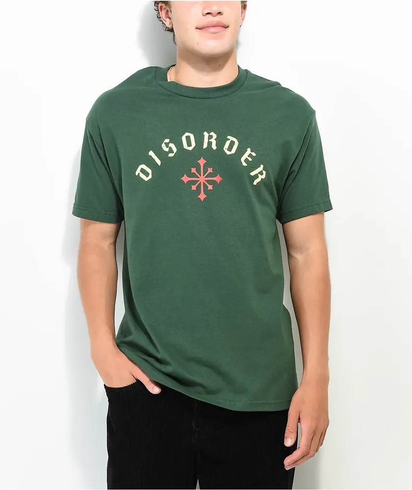 Disorder Arch Logo Olive T-Shirt