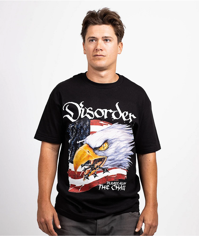 Disorder Eagle Black T-Shirt