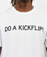 Do A Kickflip! White T-Shirt