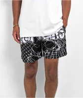 Dog Years Chain Link Black & White Mesh Shorts