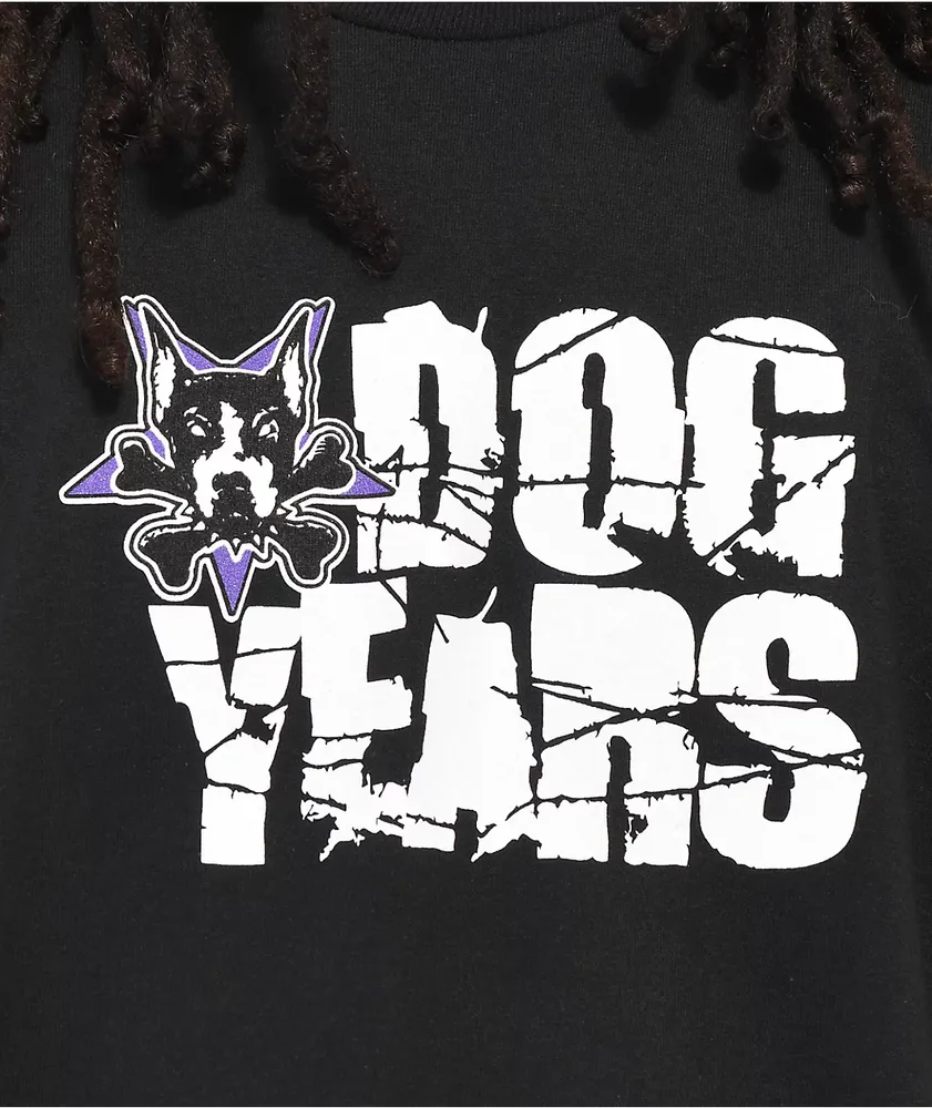 Dog Years Dog Skull Black T-Shirt
